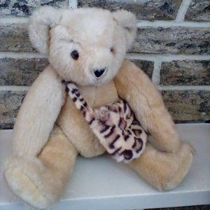Vermont Teddy Bear leopard print bag